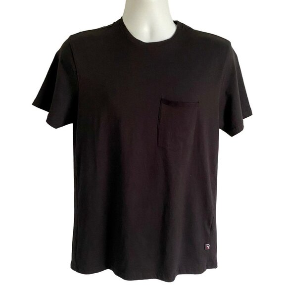 International Report Essentials Black Short Sleeve Tee Shirt Men's Medium NEW - Picture 2 of 8